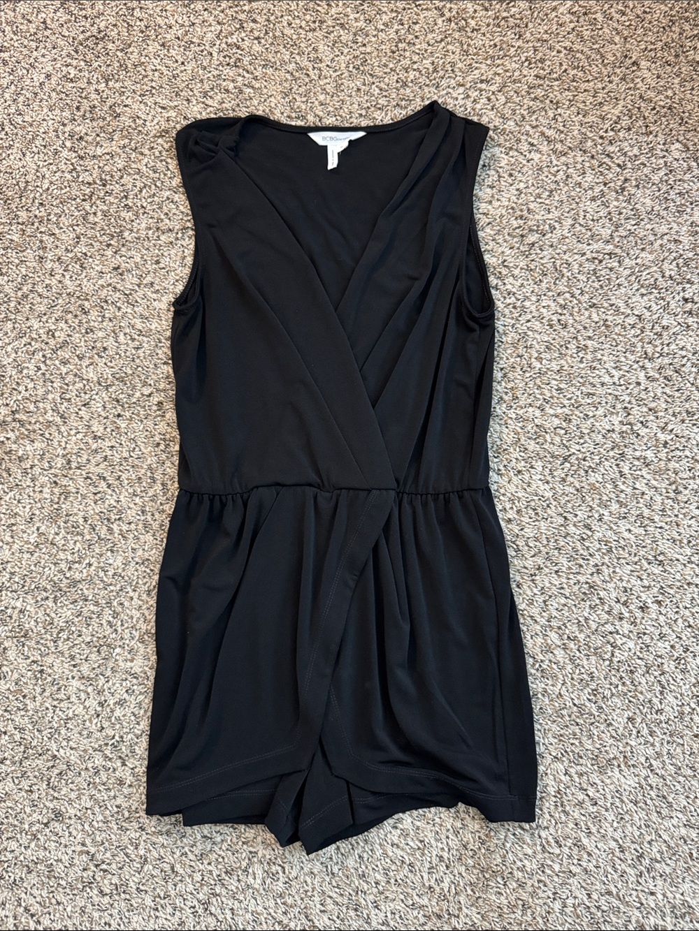 BCBGeneration Black Sleeveless Top